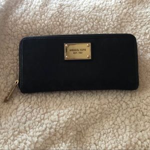 Black MK Monogram Wallet